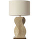 Anusha 30 inch 100.00 watt Beige / Natural Table Lamp Portable Light